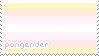 a pangender flag stamp